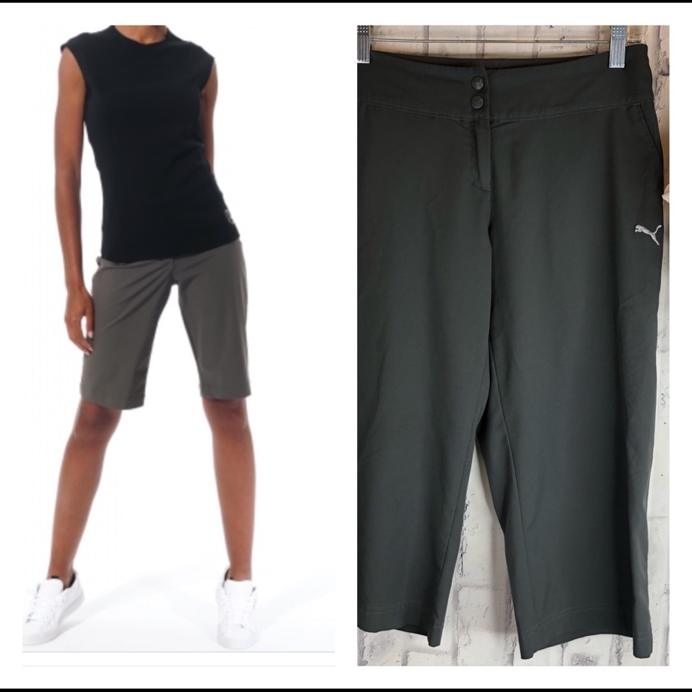 Puma gray Bermuda athletic long shorts small